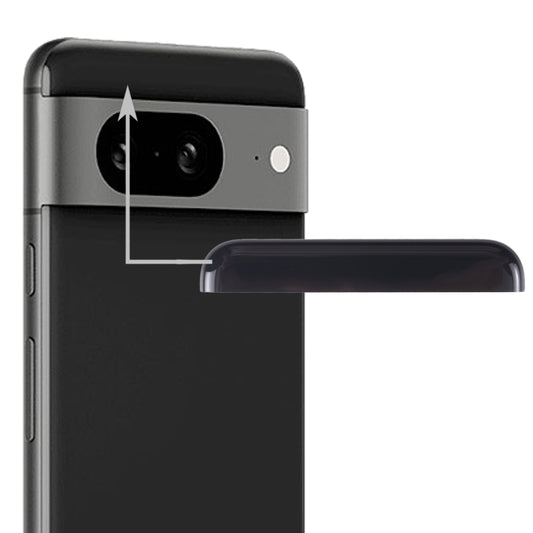 Para Google Pixel 8 Cubierta trasera superio...