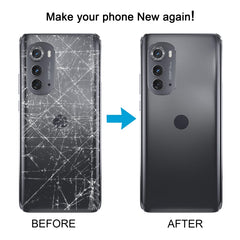 Para Motorola Edge 2022 Tapa Trasera De Bate...