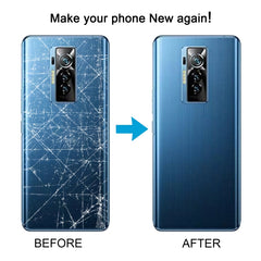 Para Tecno Phantom X AC8 tapa trasera de bat...