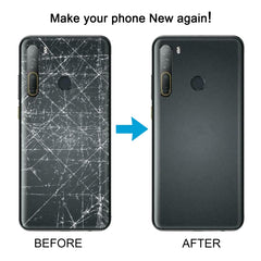 Para HTC Desire 20 Pro Tapa trasera de bater...