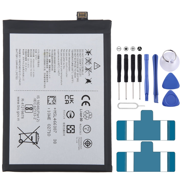 Batería de repuesto NT01 de 4500 mAh para te...