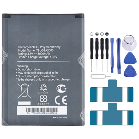 Batería de repuesto TBL-53A3000 de 3000 mAh ...