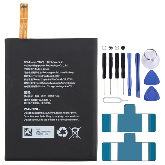 Reemplazo de batería de 3,8 V 7660 mAh V1229...