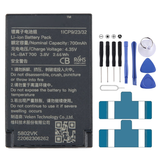Batería de repuesto HL-BAT700 de 700 mAh par...