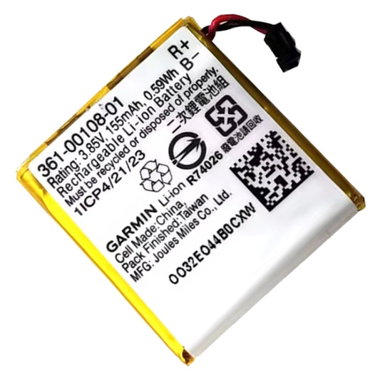Batería de repuesto 361-00108-01 de 155 mAh ...