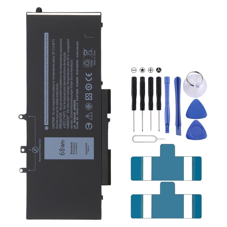 Batería de iones de litio GJKNX de 7,6 V y 6...