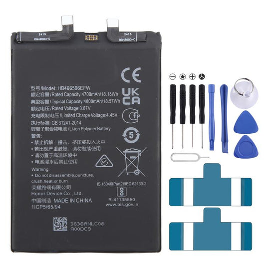 Batería de repuesto de 4800 mAh para Honor X...