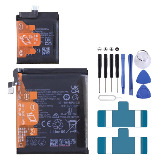 Reemplazo de batería para Huawei P50 Pocket ...