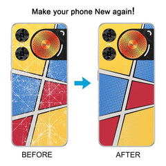 For ZTE nubia Music 2 Glass Battery Back Cov...