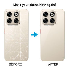 For ZTE Axon 70 Glass Battery Back Cover wit...