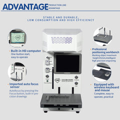 Máquina cortadora láser automática TBK-958A,...