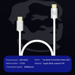 Cable relámpago USB del cable de datos de tr...