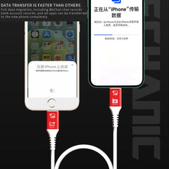 Cable relámpago USB del cable de datos de tr...