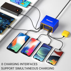 Mecánico icharge 8M QC 3.0 USB Cargador inte...