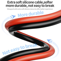 Cable de alimentación de silicona QianLi para iPhone series 11 a 14