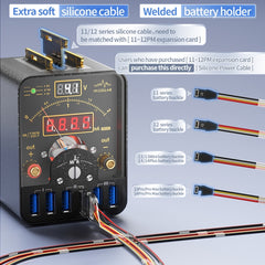 Cable de alimentación de silicona QianLi para iPhone series 11 a 14