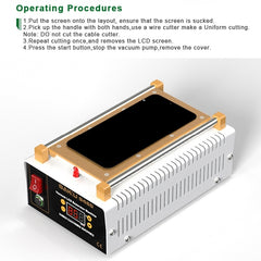 Separador de panel táctil LCD antiestático a...
