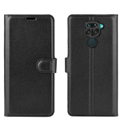 Para Xiaomi Redmi Note 9/10X 4G Litchi Textu...
