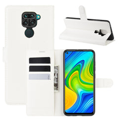 Para Xiaomi Redmi Note 9/10X 4G Litchi Textu...