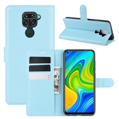 Para Xiaomi Redmi Note 9/10X 4G Litchi Textu...