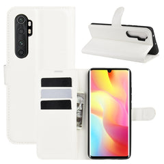 Para Xiaomi Mi Note 10 Lite Litchi Texture F...