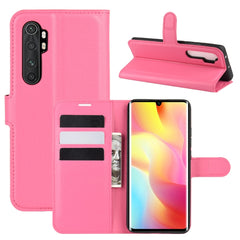 Para Xiaomi Mi Note 10 Lite Litchi Texture F...