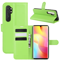 Para Xiaomi Mi Note 10 Lite Litchi Texture F...