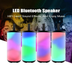 Altavoz Bluetooth portátil LED Subwoofer impermeable para exteriores