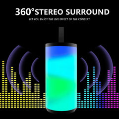 Altavoz Bluetooth portátil LED Subwoofer impermeable para exteriores