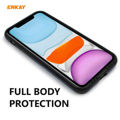Para iPhone 11 ENKAY ENK-PC031 Serie de nego...