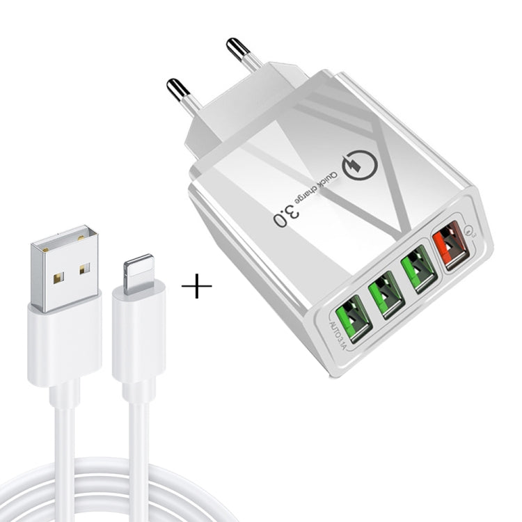 2 en 1 1m USB a cable de datos de 8 pines + ...