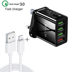2 en 1 1 m USB a cable de datos de 8 pines +...