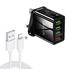 2 en 1 1 m USB a cable de datos de 8 pines +...