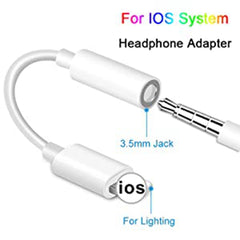 Zs-kl21836 2PCS a la venta Adaptador de auriculares de 8 pines a 3,5 mm