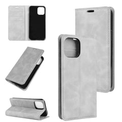 Para iPhone 12 6.1 pulgadas Retro-skin Busin...