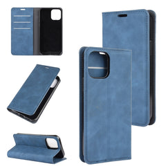 Para iPhone 12 6.1 pulgadas Retro-skin Busin...