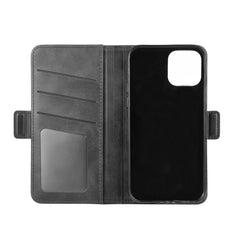 Para iPhone 12 Estuche de cuero con tapa hor...