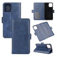 Para iPhone 12 Estuche de cuero con tapa hor...