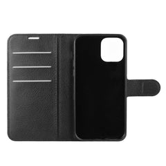 Para iPhone 12 6.1 pulgadas Litchi Texture F...