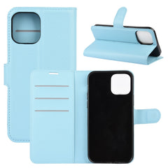 Para iPhone 12 6.1 pulgadas Litchi Texture F...