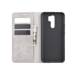 Para Xiaomi Redmi 9 Funda de cuero de succió...