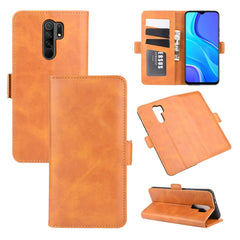 Para Xiaomi Redmi 9 Estuche de cuero con tap...