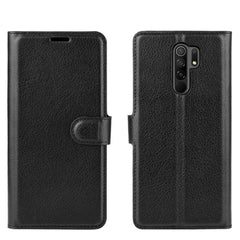 Para Xiaomi Redmi 9 Litchi Texture Funda pro...