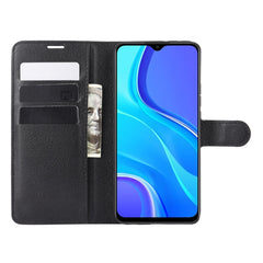 Para Xiaomi Redmi 9 Litchi Texture Funda pro...