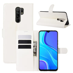 Para Xiaomi Redmi 9 Litchi Texture Funda pro...