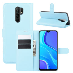 Para Xiaomi Redmi 9 Litchi Texture Funda pro...
