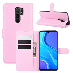 Para Xiaomi Redmi 9 Litchi Texture Funda pro...