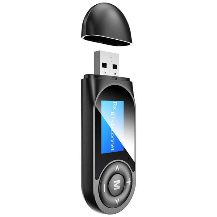Transmisor receptor Bluetooth USB Bluetooth 5.0 con pantalla