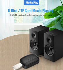 El receptor NFC Bluetooth 5.0 admite unidades flash USB con tarjeta TF