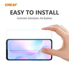 2 PCS ENKAY Hat-Prince 0.26mm 9H 2.5D Pelícu...